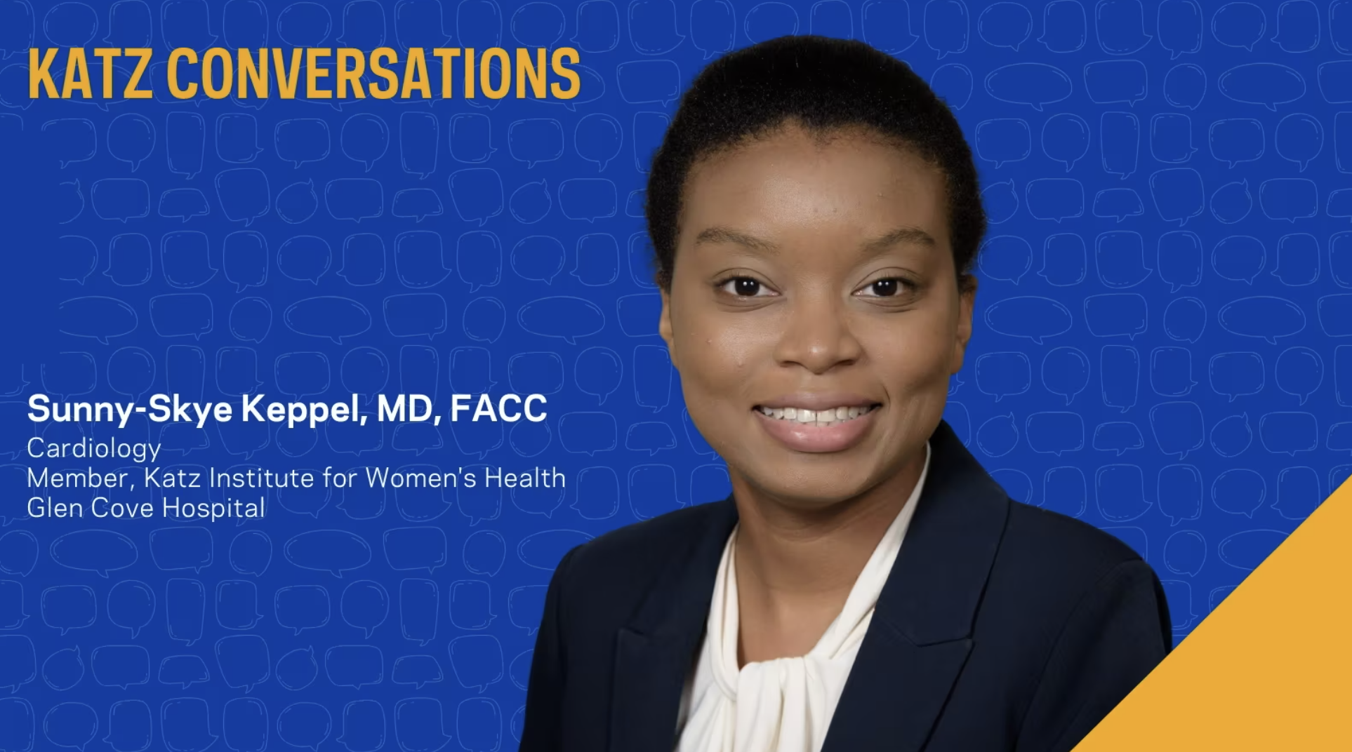 Katz Conversations with Dr. Sunny-Skye Keppel - Katz Institute for